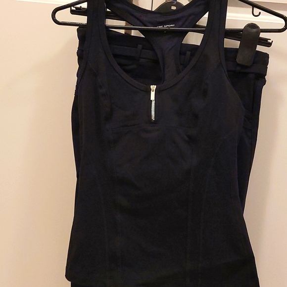 Bebe Sport Activewear Set! Racerback top with Belted Pants - Picture 5 of 6